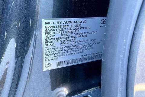 2020 Audi Q8 quattro Premium Plus 55 TFSI