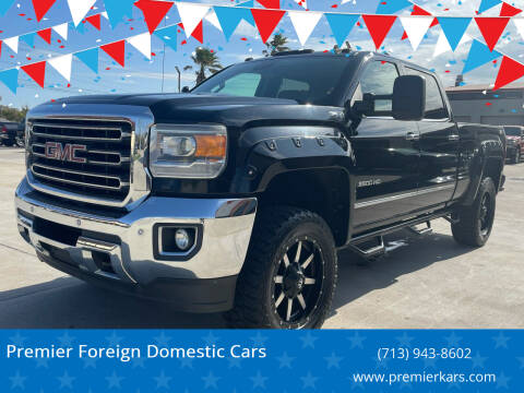2015 GMC Sierra 2500HD for sale at Premier Foreign Domestic Cars in Houston TX