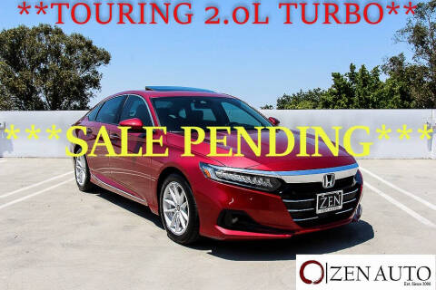 2021 Honda Accord for sale at Zen Auto Sales in Sacramento CA