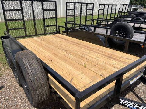 2026 Top Hat 12x77 Tandem Utility Trailer