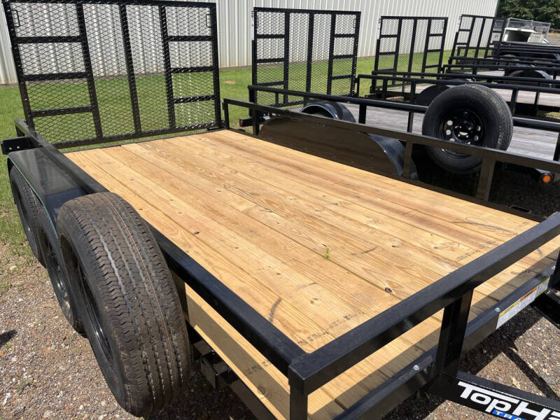 2026 Top Hat 12x77 Tandem Utility Trailer