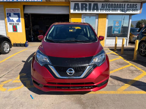 2018 Nissan Versa Note for sale at Aria Affordable Cars LLC in Arlington TX