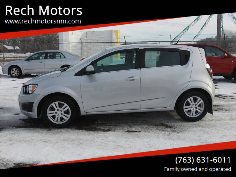 2013 Chevrolet Sonic for sale at Rech Motors in Princeton MN