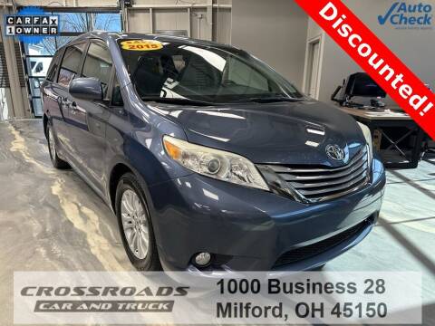 2015 Toyota Sienna for sale at Crossroads Car & Truck in Milford OH