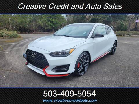 2020 Hyundai Veloster N for sale at Creative Credit & Auto Sales in Salem OR