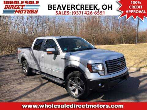 2012 Ford F-150 for sale at WHOLESALE DIRECT MOTORS in Beavercreek OH