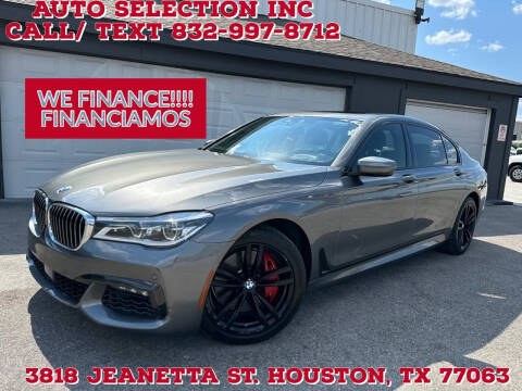 2018 BMW 7 Series for sale at Auto Selection Inc. in Houston TX