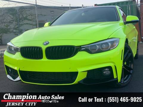 2019 BMW 4 Series for sale at CHAMPION AUTO SALES OF JERSEY CITY in Jersey City NJ