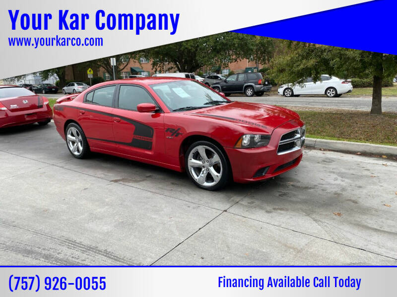2013 Dodge Charger for sale at Your Kar Company in Norfolk VA