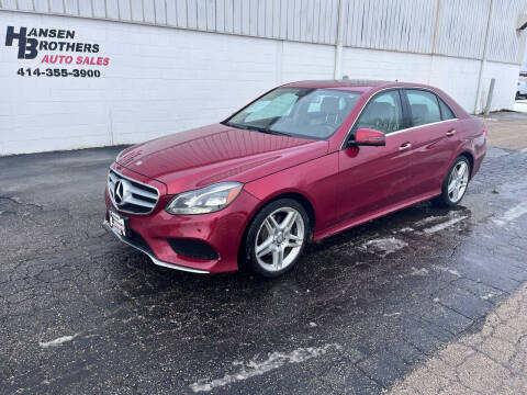 2014 Mercedes-Benz E-Class for sale at HANSEN BROTHERS AUTO SALES in Milwaukee WI