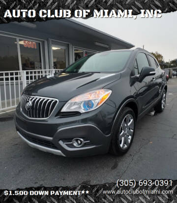 2016 Buick Encore for sale at AUTO CLUB OF MIAMI, INC in Miami FL