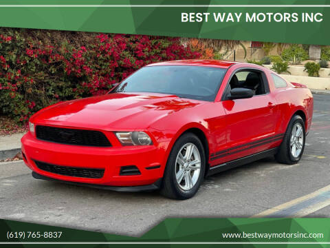 2011 Ford Mustang for sale at BEST WAY MOTORS INC in San Diego CA