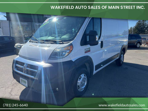 2016 RAM ProMaster for sale at Wakefield Auto Sales of Main Street Inc. in Wakefield MA
