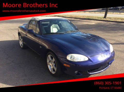 2003 Mazda MX-5 Miata for sale at Moore Brothers Inc in Portland CT