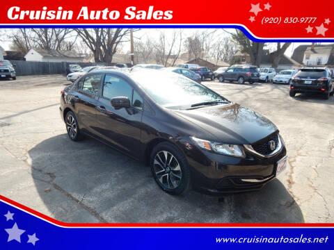 2014 Honda Civic for sale at Cruisin Auto Sales in Appleton WI