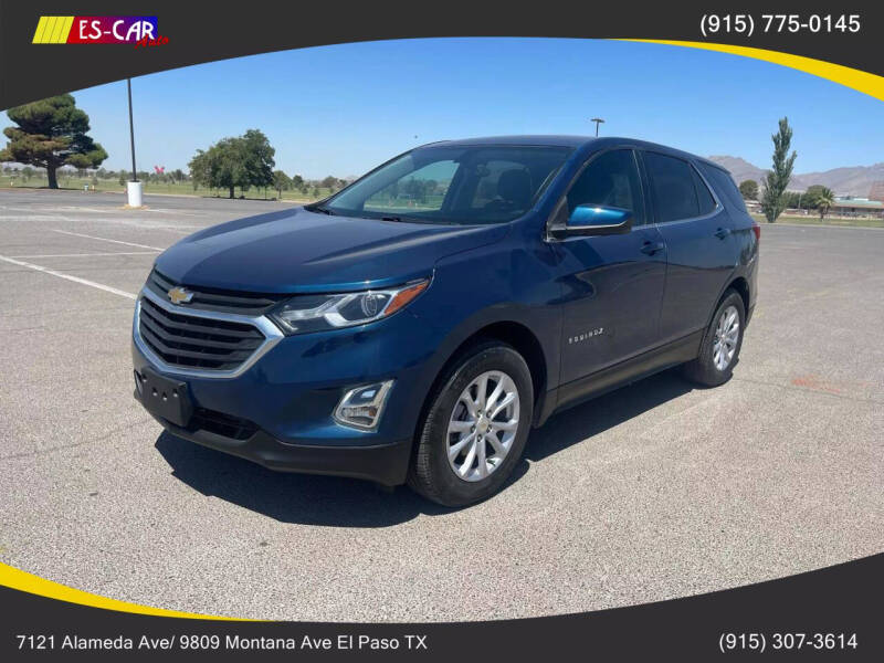 2019 Chevrolet Equinox for sale at Escar Auto - 9809 Montana Ave Lot in El Paso TX