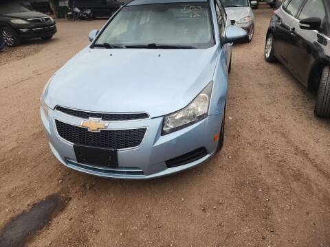 2012 Chevrolet Cruze for sale at PYRAMID MOTORS - Fountain Lot in Fountain CO