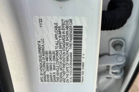 2022 Honda Accord Hybrid Sport