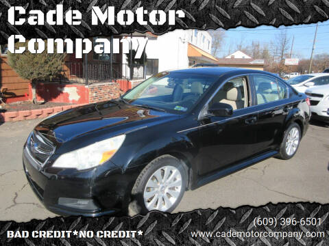 2010 Subaru Legacy for sale at Cade Motor Company in Lawrence Township NJ