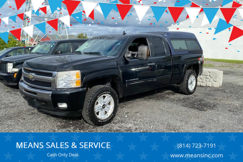 2011 Chevrolet Silverado 1500 for sale at MEANS SALES & SERVICE in Warren PA