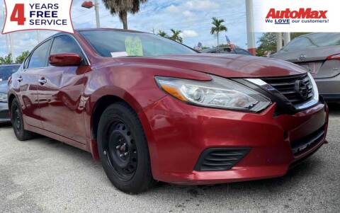 2016 Nissan Altima for sale at Auto Max in Hollywood FL