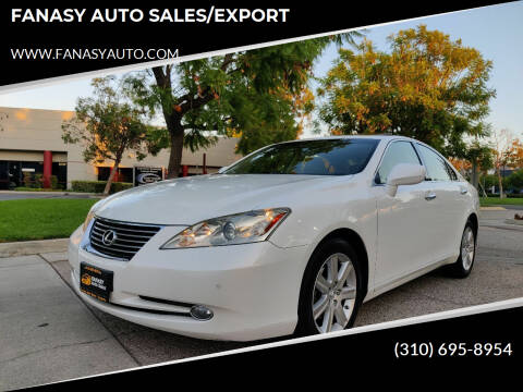 2007 Lexus ES 350 for sale at FANASY AUTO SALES/EXPORT in Yorba Linda CA