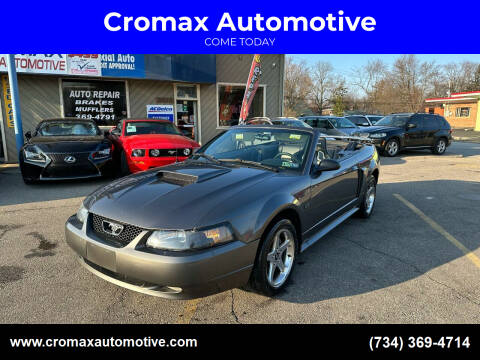 2003 Ford Mustang for sale at Cromax Automotive in Ann Arbor MI