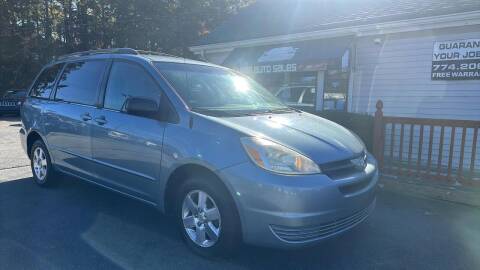 2004 Toyota Sienna for sale at Clear Auto Sales in Dartmouth MA