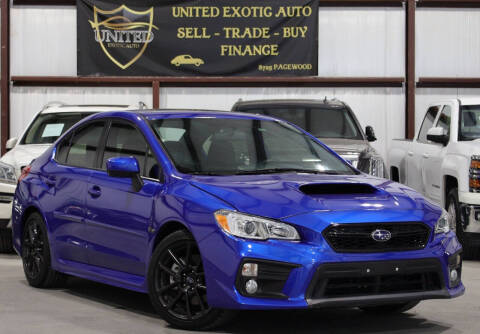 2021 Subaru WRX for sale at United Exotic Auto in Houston TX