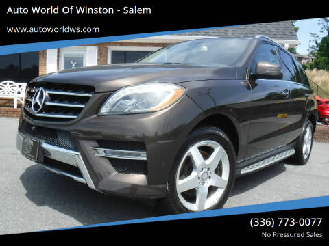 2014 Mercedes-Benz M-Class for sale at Auto World Of Winston - Salem in Winston Salem NC