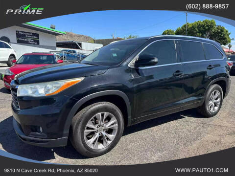 2014 Toyota Highlander for sale at Prime Auto Sales in Phoenix AZ