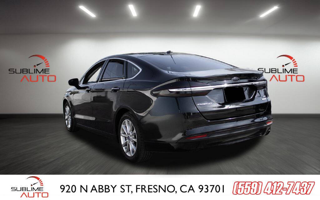 2017 Ford Fusion for sale at SUBLIME AUTO in Fresno, CA