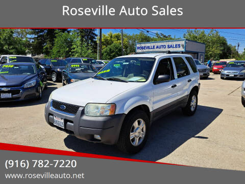 2003 Ford Escape for sale at Roseville Auto Sales in Roseville CA
