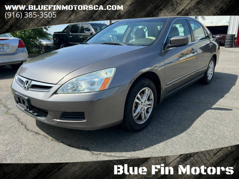 2007 Honda Accord for sale at Blue Fin Motors in Sacramento CA