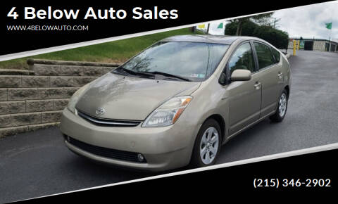 2009 Toyota Prius for sale at 4 Below Auto Sales in Willow Grove PA