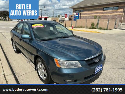 2006 Hyundai Sonata for sale at BUTLER AUTO WERKS in Butler WI