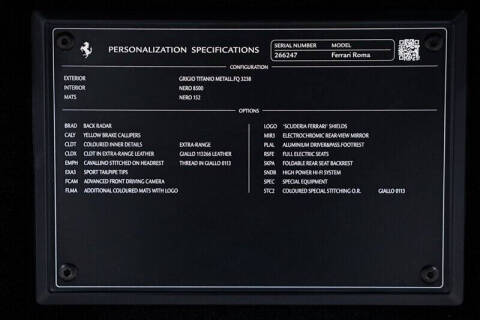 2021 Ferrari Roma