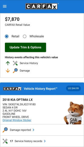 2018 Kia Optima