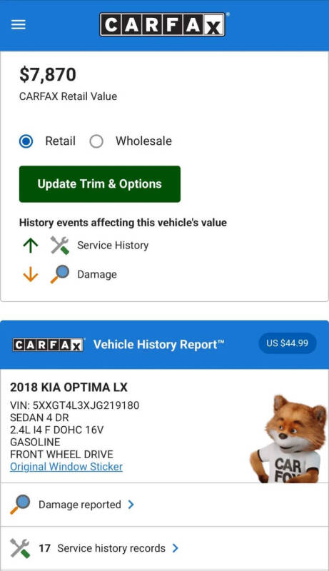 2018 Kia Optima