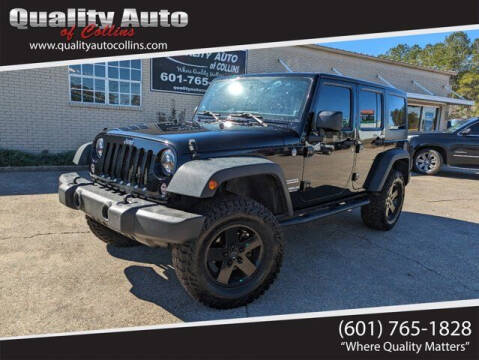 2011 Jeep Wrangler Unlimited for sale at Quality Auto of Collins in Collins MS