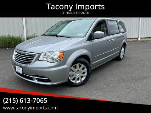 2016 Chrysler Town and Country for sale at Tacony Imports in Philadelphia PA