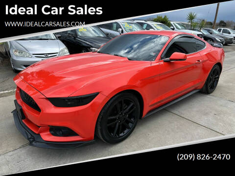 2016 Ford Mustang for sale at Ideal Car Sales in Los Banos CA