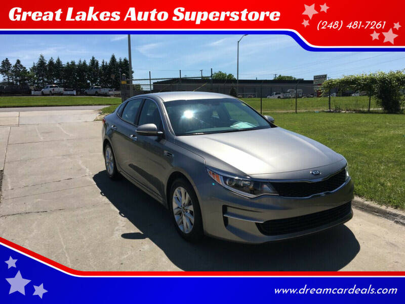 2017 Kia Optima for sale at Great Lakes Auto Superstore in Waterford Township MI