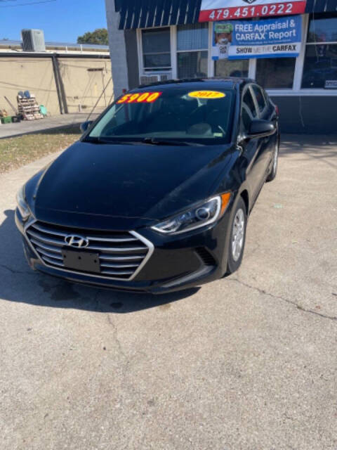 2017 Hyundai ELANTRA for sale at Dixon Auto Sales in Pea Ridge, AR