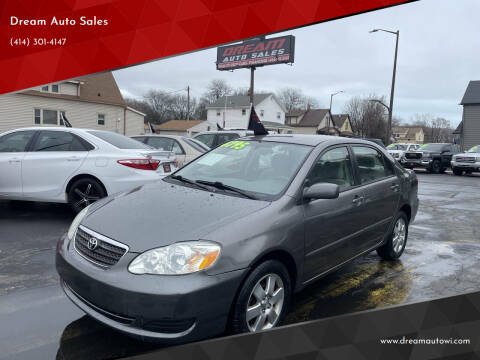2007 Toyota Corolla for sale at Dream Auto Sales in South Milwaukee WI