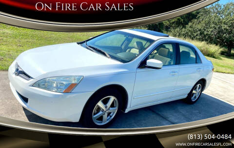 2004 Honda Accord for sale at On Fire Car Sales in Tampa FL