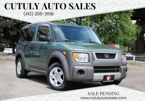 2005 Honda Element for sale at Cutuly Auto Sales in Pittsburgh PA