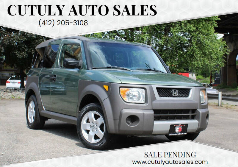 2005 Honda Element for sale at Cutuly Auto Sales in Pittsburgh PA