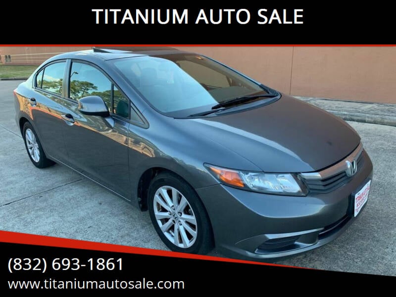 2012 Honda Civic for sale at TITANIUM AUTO SALE in Houston TX