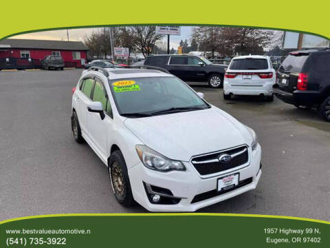 2015 Subaru Impreza for sale at Best Value Automotive in Eugene OR